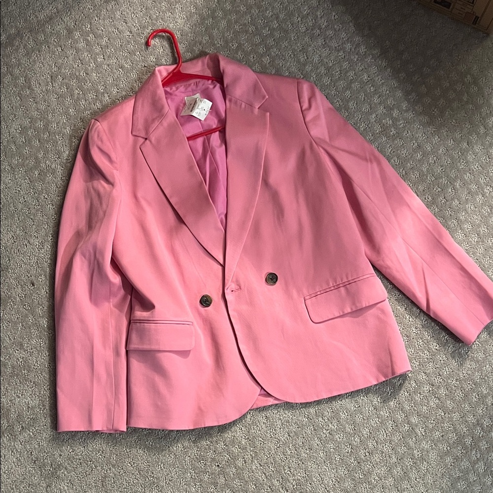 J. Crew Vibrant Pink Jacket